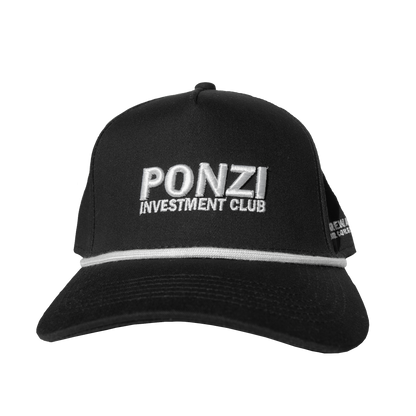 Ponzi investment club hat