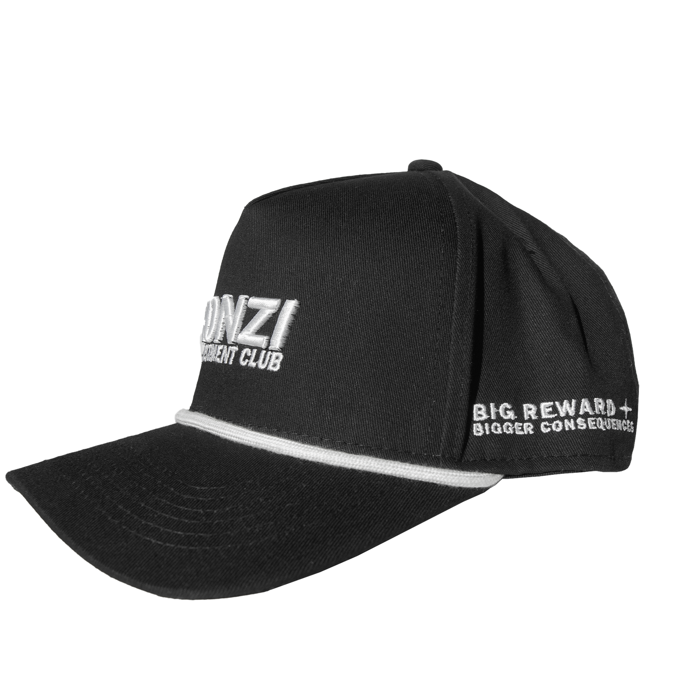 Ponzi investment club hat