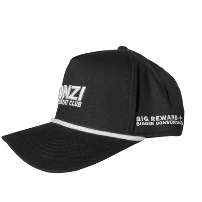 Ponzi investment club hat