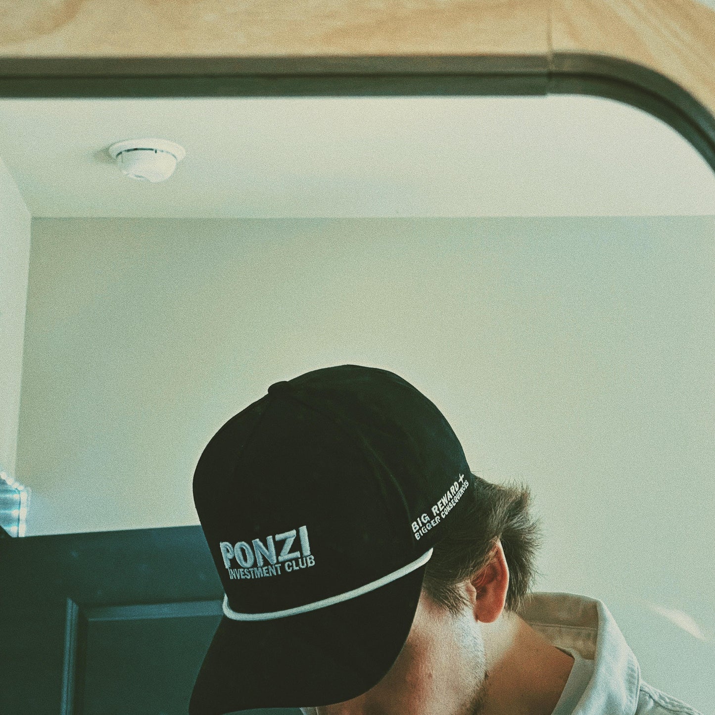 Ponzi investment club hat